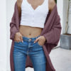 Casual Long Sleeves Cardigans Sweater Coat - Image 2