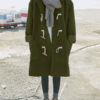 Casual Polyester Duffle Long Sleeve Overcoat Lolita Outwears