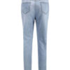 Casual Solid Color Pants Tapered Fit Denim Trousers - Image 3