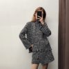 Casual Stand Neck Fashion Chic Plaid Tassels Sweatshirt
