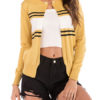 Casual Sweaters Jewel Neck Long Sleeve Short Cardigans - Image 6