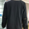 Casual V-Neck Polyester Cut Out Long Sleeves Tops Shirt - Image 5