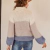 Casual contrast loose sweater - Image 3