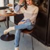 Casual contrast loose sweater - Image 6