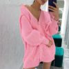 Casual v-neck short knitted cardigan - Image 2