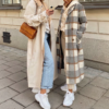 Causal fashion long straight coat - Image 4