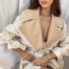 Causal fashion long straight coat - Image 6