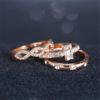 Crystal Twist Ring Couples Engagement Wedding Jewelry - Image 4