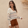 Drop Shoulder Long Sleeve Oversized Casual Sweaters - Image 3