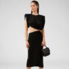 Fashion Club Sexy Hollow Out Draped Party Bodycon Dress - Image 5