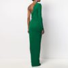 Fashion One Shoulder Draped Sexy Long Sleeve Celebrity Party Dress - Image 3