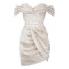 Fashion Sexy Off-Shoulder Dow Folds Evening Party Dress - Image 5