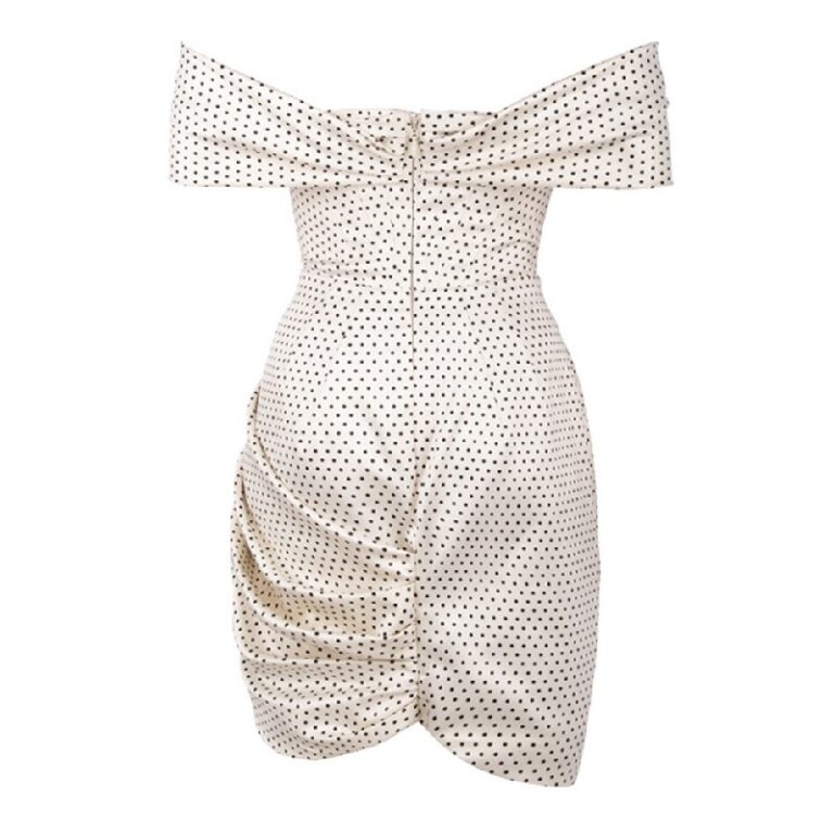 Fashion Sexy Off-Shoulder Dow Folds Evening Party Dress - Image 6