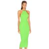 Fashion Sexy Spaghetti Strap Backless Club Bandage Dress