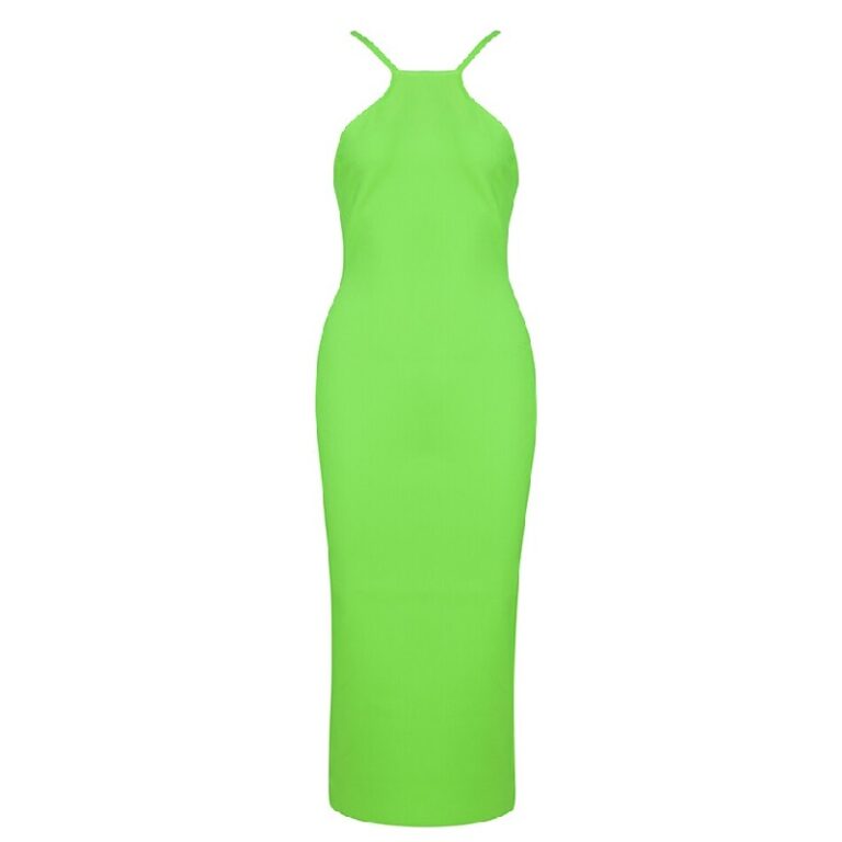 Fashion Sexy Spaghetti Strap Backless Club Bandage Dress - Image 4