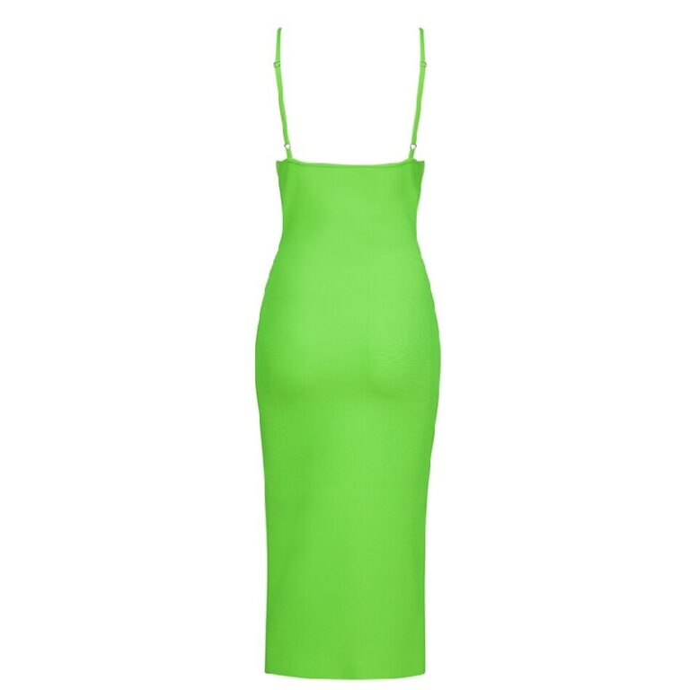 Fashion Sexy Spaghetti Strap Backless Club Bandage Dress - Image 5