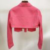 Fashion Short Slim Trench Long Sleeve Pockets Club Party Coats - Image 3