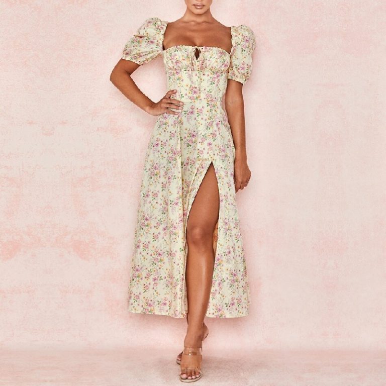 Fashion Strapless Sexy Floral Club Celebrity Midi Dresses - Image 2