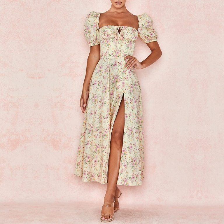 Fashion Strapless Sexy Floral Club Celebrity Midi Dresses - Image 3