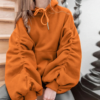 Fashion knitted short hoodies