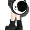 Gothic Lolita Skull PU Leather Cross Body Bag - Image 2