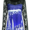 Halloween Tees Printed Lace Jewel Neck Polyester Shirt - Image 7