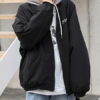 Hooded Long Sleeve Embroidered Short Jacket - Image 2