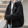 Hooded Long Sleeve Embroidered Short Jacket - Image 3