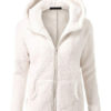 Hooded Zipper Casual Pockets Street Wear Jacket - Image 2