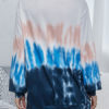 Hoodie Long Sleeves Printed Polyester Cotton Blend Tie Dye Hooded Sweatshirt - Image 5