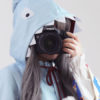Lolita Cape Coat Shark Hooded Pom Poms Outerwear - Image 4