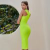 Off Shoulder Sexy Hollow Out Club Celebrity Party Dress Vestidos - Image 6