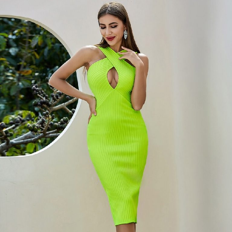 Off Shoulder Sexy Hollow Out Club Celebrity Party Dress Vestidos - Image 4