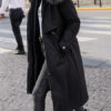 Parka Fur Hooded Long Sleeve Drawstring Maxi Coat - Image 2