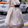 Parka Fur Hooded Long Sleeve Drawstring Maxi Coat - Image 5