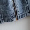 Puff Sleeve Vintage O Neck Pleated Short Blouse - Image 6