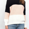 Pullovers Jewel Neck Long Sleeves Short Sweaters