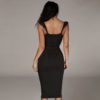 Sexy Runway Spaghetti Strap Hollow Out Vestidos Bandage Dress - Image 6