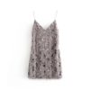 Sexy Spaghetti Strap Patchwork Mini Dress - Image 3