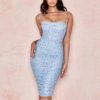Slash Neck Draped Club Sexy Spaghetti Strap Party Dresses - Image 3