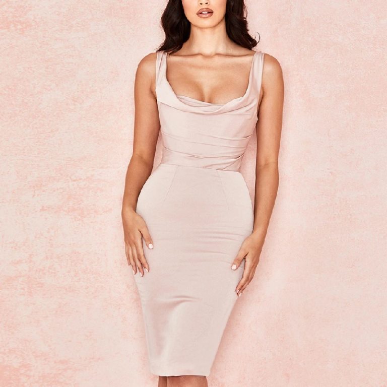 Sleeveless Sexy Spaghetti Strap Fashion Club Celebrity Party Dresses - Image 4