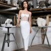 Spaghetti Strap Mesh Sexy Night Out Party Dress Vestidos