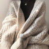Sweater Long Sleeve Knitted Oversized Cardigans - Image 5