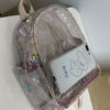 Sweet Lolita Bag Transparent PU Leather Stars Shining Backpack - Image 2