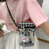 Sweet Lolita Bag Transparent Toy Plaid PU Leather Cross Body Bag - Image 3