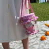 Sweet Lolita Bag Transparent Toy Plaid PU Leather Cross Body Bag - Image 6