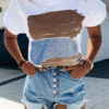 Tees Jewel Neck Short Sleeve Cotton Printed T Shirt - Image 2