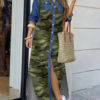 Turndown Collar Long Sleeve Maxi Dress - Image 5