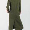 Turndown Collar Long Sleeve Peacoat - Image 5