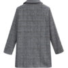 Turndown Collar Long Sleeve Plaid Jackets With Pockets - Image 2